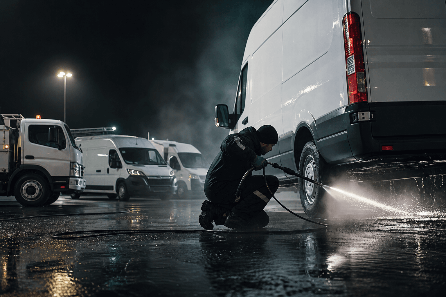 Commercial Fleet Washing — mobile detailing service